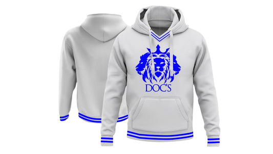 Doc Hoodie - Blue/White